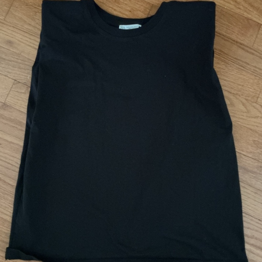 Zara Black Sleeveless Top